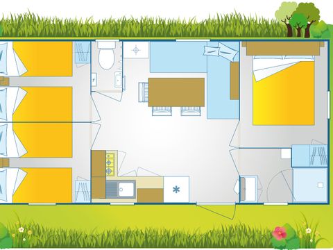 Mobilhome 4 personnes - Happy Premium Suite