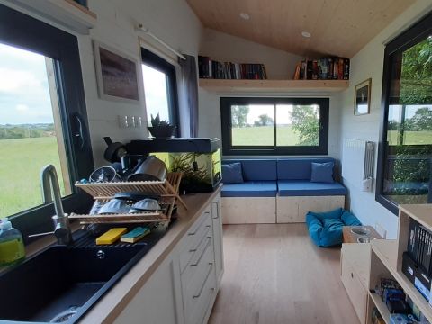 HÉBERGEMENT INSOLITE 2 personnes - TINY HOUSE TOUT CONFORT EN PLEINE NATURE AU COEUR DU CAMPING