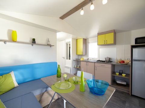 MOBILHOME 4 personnes - Mobil-home 29m² Standard  2 chambres + terrasse + TV