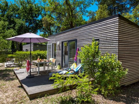 MOBILHOME 4 personnes - Confort 29m² 2 chambres + terrasse + serviettes et draps + TV