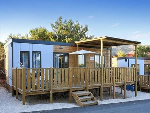 MOBILHOME 6 personnes - Comfort | 2 Ch. | 4/6 Pers. | Terrasse surélevée | Clim.