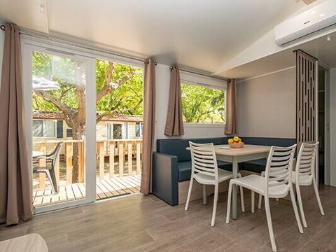 MOBILHOME 6 personnes - Comfort | 3 Ch. | 6 Pers. | Terrasse surélevée | Clim.
