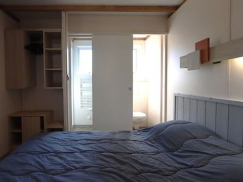 CHALET 6 personnes - SPA Confort 42m² - 3 chambres + Terrasse couverte + Clim réversible + TV