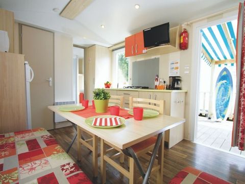 MOBILHOME 6 personnes - Mobil-home Evasion+ 6 personnes 2 chambres 23m²