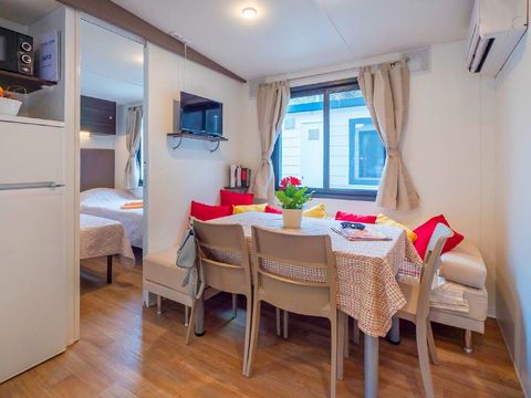 MOBILHOME 6 personnes - Comfort | 3 Ch. | 6 Pers. | Terrasse surélevée | Clim.