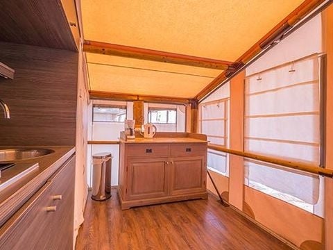 TENTE TOILE ET BOIS 5 personnes - Tente Safari | 2 Ch. | 4/5 Pers. | Clim.