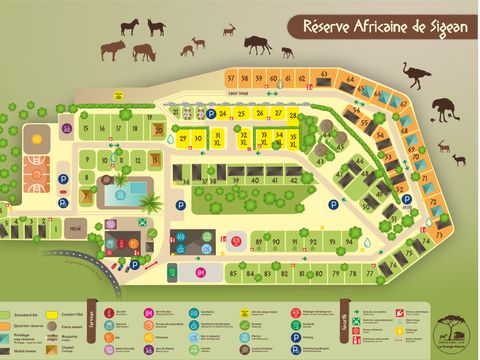 MOBILHOME 4 personnes - STANDARD Côté Jardin 4 pers.