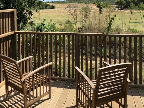 MOBILHOME 6 personnes - LE PANORAMIQUE PRIVILEGE - Vue Réserve Africaine