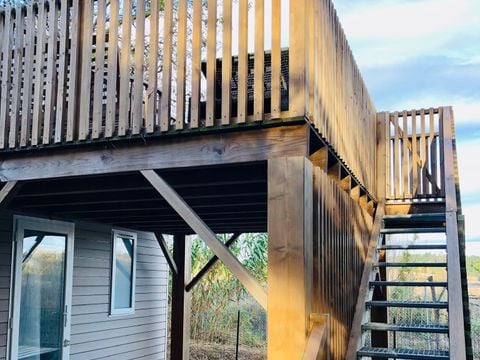 MOBILHOME 6 personnes - LE PANORAMIQUE PRIVILEGE - Vue Réserve Africaine