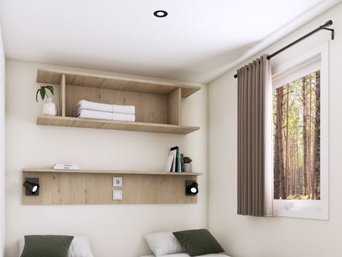 MOBILHOME 4 personnes - COTTAGE PRIVILEGE - Vue Réserve Africaine