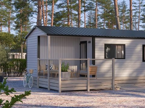MOBILHOME 4 personnes - COTTAGE PRIVILEGE - Vue Réserve Africaine