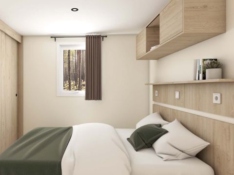 MOBILHOME 2 personnes - SUITE PRIVILEGE - Vue Partielle Réserve -