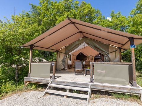 TENTE TOILE ET BOIS 5 personnes - FREEFLOWER (Sans sanitaires)