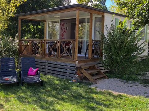 MOBILHOME 4 personnes - LOGGIA en arrivée Samedi