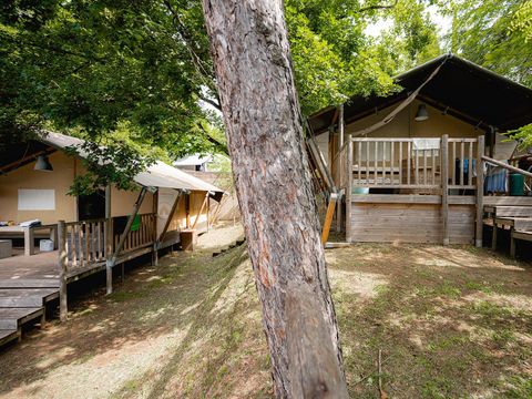 TENTE TOILE ET BOIS 5 personnes - Bois