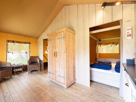 TENTE TOILE ET BOIS 5 personnes - Bois