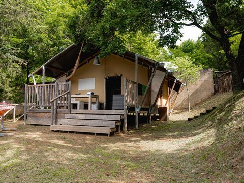 TENTE TOILE ET BOIS 5 personnes - Bois