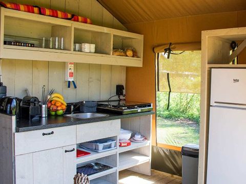 TENTE TOILE ET BOIS 5 personnes - Bois