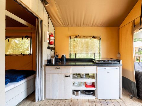 TENTE TOILE ET BOIS 5 personnes - Bois