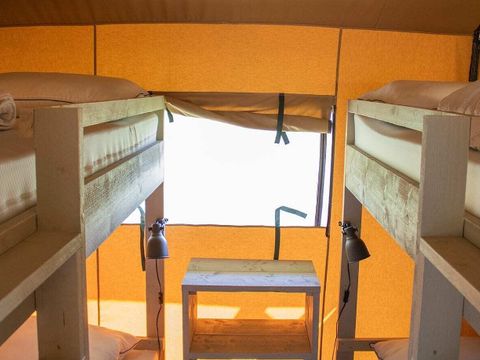 TENTE TOILE ET BOIS 5 personnes - Bois