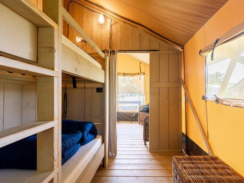 TENTE TOILE ET BOIS 4 personnes - Bois de Villatent