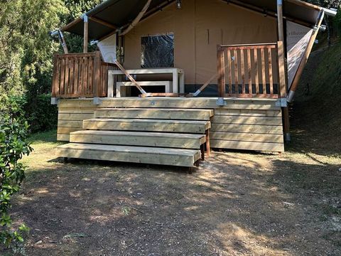 TENTE TOILE ET BOIS 4 personnes - Bois de Villatent