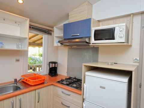 Mobilhome 6 personnes - Classic | 3 Ch. | 6 Pers. | Terrasse surélevée | Clim.