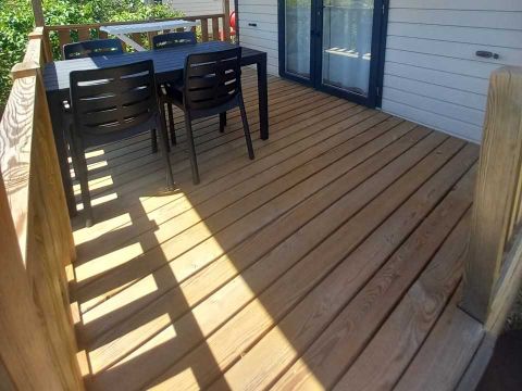 Mobilhome 2 personnes - Cottage 1 chambre 2 personnes - SPA privatif