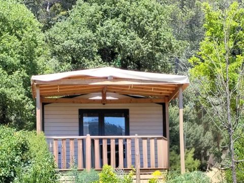 Mobilhome 2 personnes - Cottage 1 chambre 2 personnes - SPA privatif