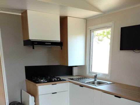 Mobilhome 2 personnes - Cottage 1 chambre 2 personnes - SPA privatif