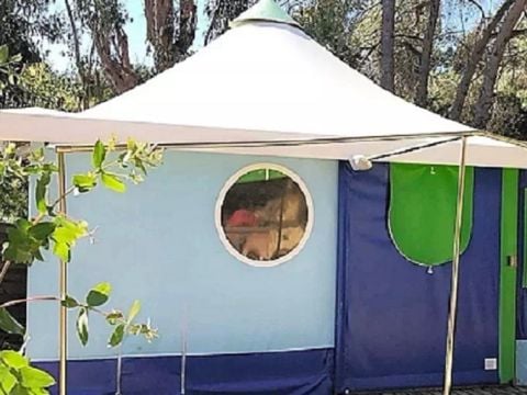 Bungalow toilé 5 personnes - Bungalow toilé 3 pièces 5 personnes - Sans sanitaires