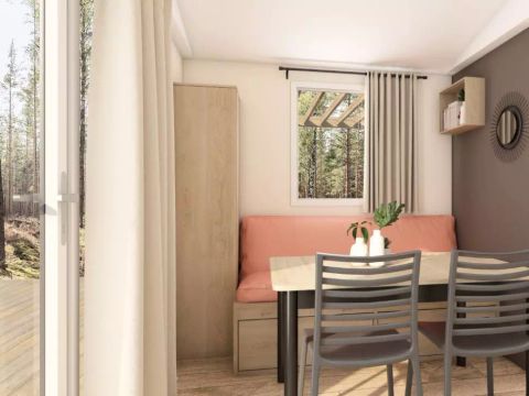 Mobilhome 2 personnes - Cottage 1 chambre 2 personnes - SPA privatif