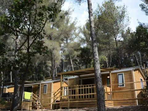 MOBILHOME 4 personnes - LAVANDE 3 Pièces 4 Personnes Climatisé + TV