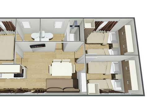 MOBILHOME 6 personnes - MAXICARAVAN DELUXE