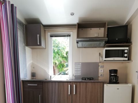 MOBILHOME 4 personnes - Mobile-home Coucourelle Standard 16m² - 1 chambre - terrasse semi-couverte -