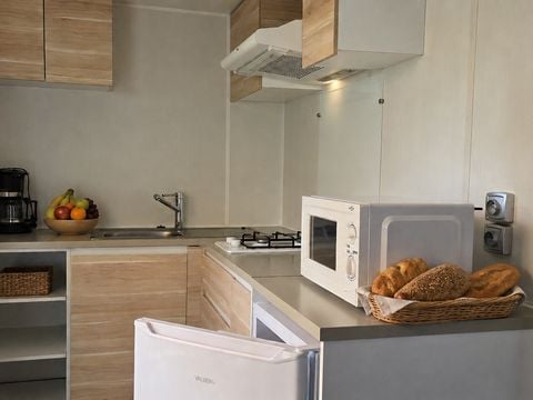 MOBILHOME 4 personnes - Mobile-home Aglandau Confort 20m² - 1 chambre - terrasse semi-couverte -