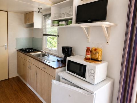 MOBILHOME 5 personnes - Cottage Picholine Standard 25m² - 2 chambres - terrasse semi-couverte -