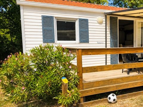 MOBILHOME 6 personnes - Mobile-home Grassois Standard Clim 33m² - 3 chambres - terrasse semi-couverte - clim -