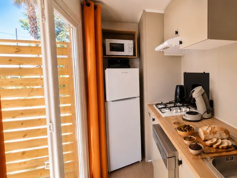 MOBILHOME 6 personnes - Mobile-home Riviera Premium 34m² - 3 chambres - terrasse semi-couverte - clim -