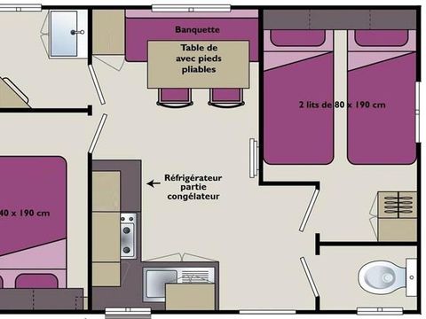 Mobilhome 4 personnes - Cosy
