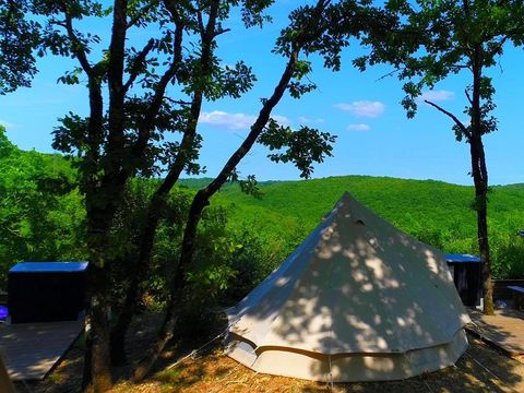 Tente 4 personnes - Glamping - 2 tentes sur emplacement - sans sanitaires
