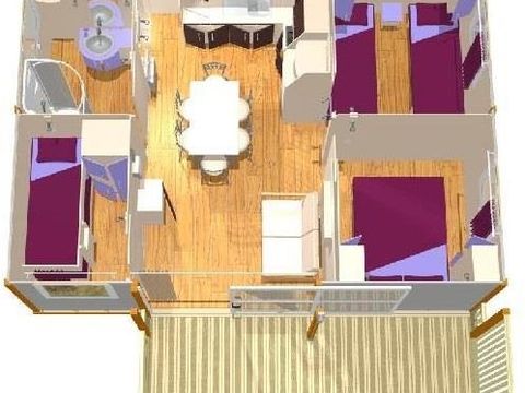 Chalet 6 personnes - Confort - 3 chambres