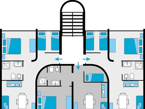 APPARTEMENT 4 personnes - 2 chambres + terrasse couverte