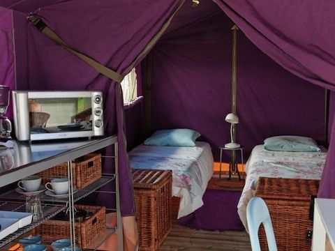 BUNGALOW TOILÉ 5 personnes - Freeflower Standard 37m² 2 chambres dont terrasse couverte 13m² - sans sanitaires