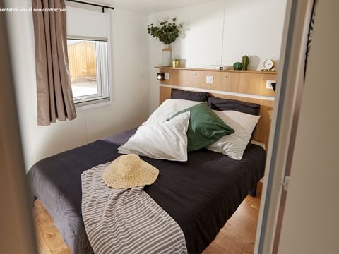 MOBILHOME 4 personnes - Homeflower Premium 29m² - 2 chambres + terrasse semi-couverte + TV + draps + serviettes + CLIM