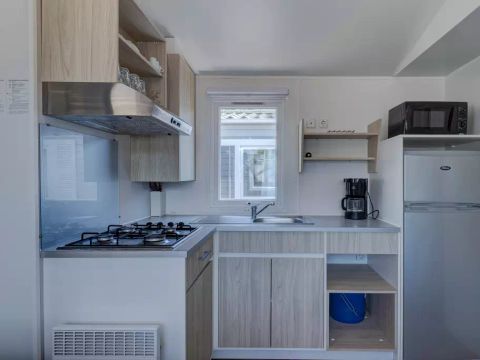 Bungalow 6 personnes - Mobil-home | Comfort | 3 Ch. | 6 Pers. | Terrasse surélevée