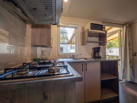 MOBILHOME 6 personnes - Mobil-home | Comfort | 3 Ch. | 6 Pers. | Terrasse surélevée | Clim.