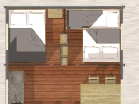 TENTE 5 personnes - Orri (sans eau, sans sanitaires)