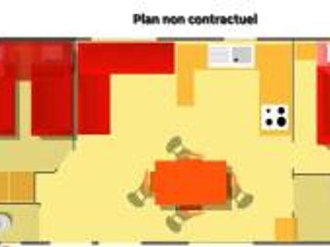 MOBILHOME 5 personnes - Mobil-home IRIS - 2 chambres