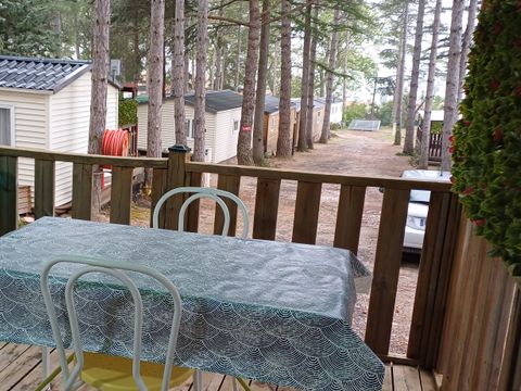 Mobilhome 2 personnes - ANCOLIE - 2 personnes - 1 chambre- climatisation